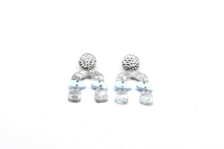 Geometric Snowflake Earrings