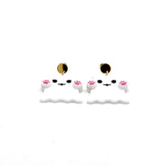 Cat Ghost Earrings