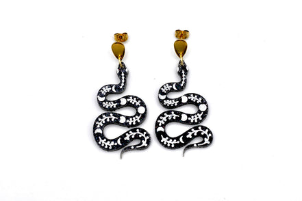 Celestial Snake Earrings