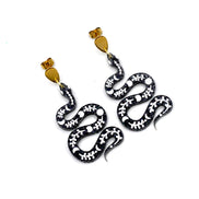 Celestial Snake Earrings
