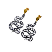 Celestial Snake Earrings