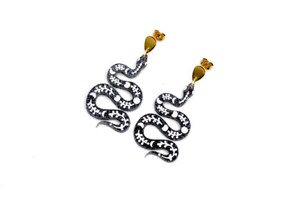 Celestial Snake Earrings