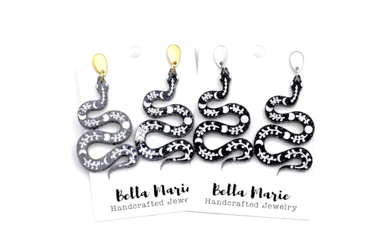 Celestial Snake Earrings