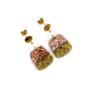 Glitter Candy Corn Earrings