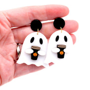 Latte Ghost Earrings