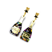 Champagne Bottle Earrings