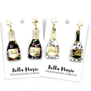 Champagne Bottle Earrings
