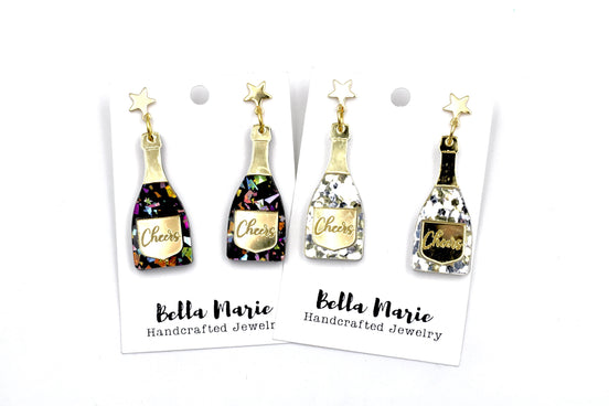 Champagne Bottle Earrings