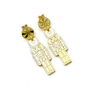 Metallic Nutcracker Earrings