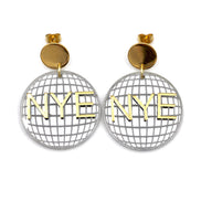 New Years Eve Disco Ball Earrings