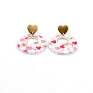 Pink Valentine Treats Earrings