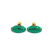 St. Patrick's Day Lucky Lips Earrings