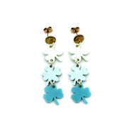 Ombre Clover Earrings