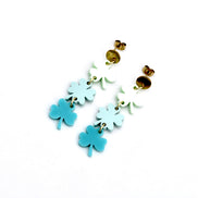 Ombre Clover Earrings
