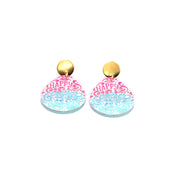 Happy Easter Ombre Egg Earrings
