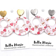 Pink Valentine Treats Earrings