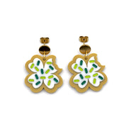 Clover Cookie Earrings