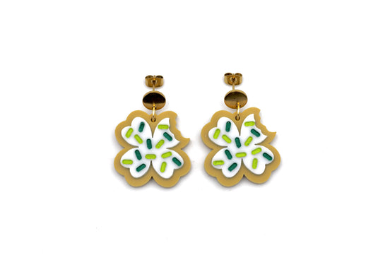 Clover Cookie Earrings