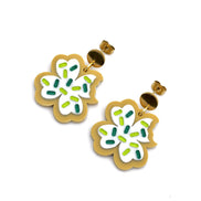 Clover Cookie Earrings