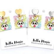 Colorful Bunny Earrings
