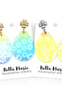 Leopard Print Egg Earrings