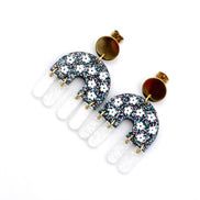 Flower Fringe Earrings