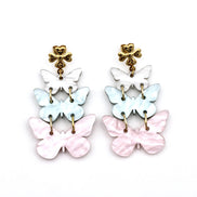 Pastel Butterfly Earrings