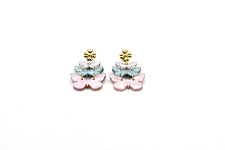 Pastel Butterfly Earrings