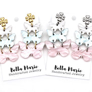 Pastel Butterfly Earrings
