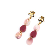 Pink Easter Egg Earrings
