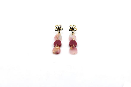 Pink Easter Egg Earrings