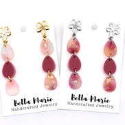 Pink Easter Egg Earrings
