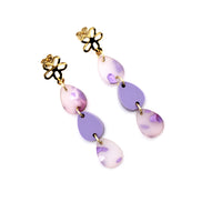 Purple Easter Egg Earrings