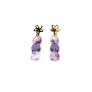 Purple Easter Egg Earrings