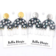 Flower Fringe Earrings