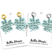 Rattan Style Clover Earrings