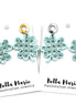 Rattan Style Clover Earrings