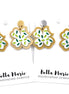 Clover Cookie Earrings