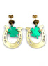 Clover Horseshoe Earrings