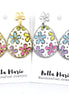 Hand Painted Egg Earrings