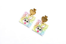 Load image into Gallery viewer, Colorful Bunny Earrings
