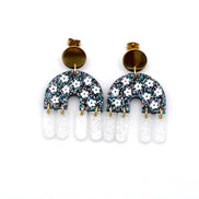 Flower Fringe Earrings