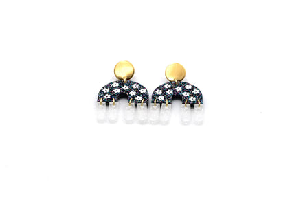 Flower Fringe Earrings