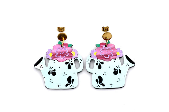Watering Can Earrings