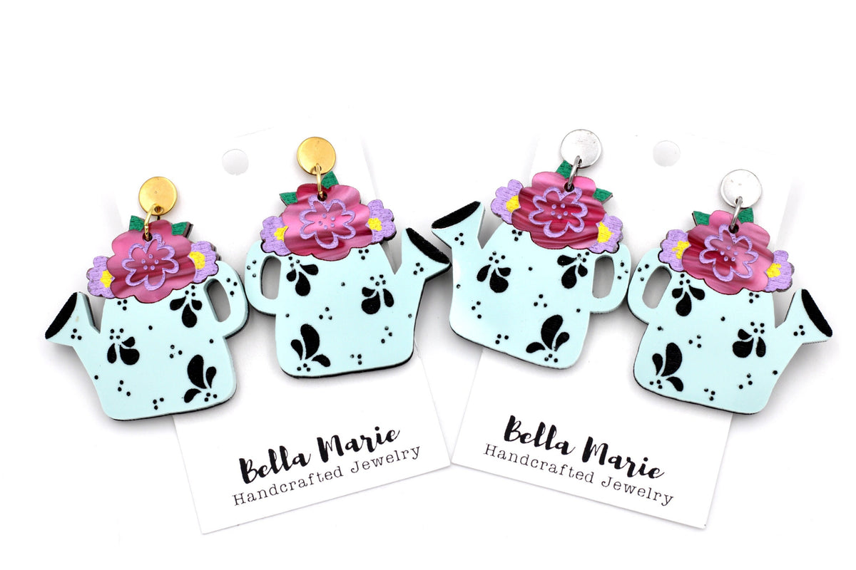 Watering Can Earrings