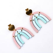 Pastel Rainbow Earrings