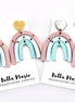 Pastel Rainbow Earrings