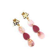Pink Easter Egg Earrings