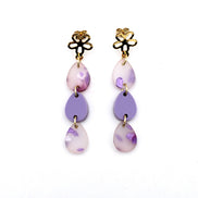 Purple Easter Egg Earrings