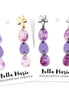 Purple Easter Egg Earrings